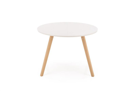 RUBEN stół kolor blat - kaszmir, nogi - naturalny (102-142x102x75 cm) (2p=1szt)