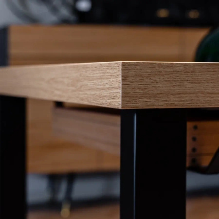 Stół rozkładany MINIMAX typ C 120 / 320 cm laminat dąb jasny