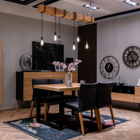 Stół rozkładany MINIMAX 120 / 320 cm laminat dąb jasny