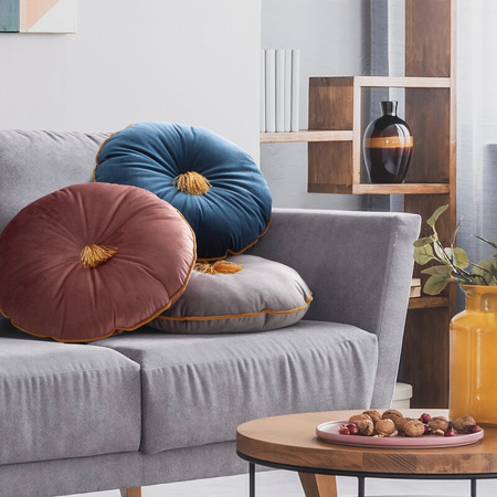 POSZEWKA VELVET FI 40 CM JASNOMIĘTOWY