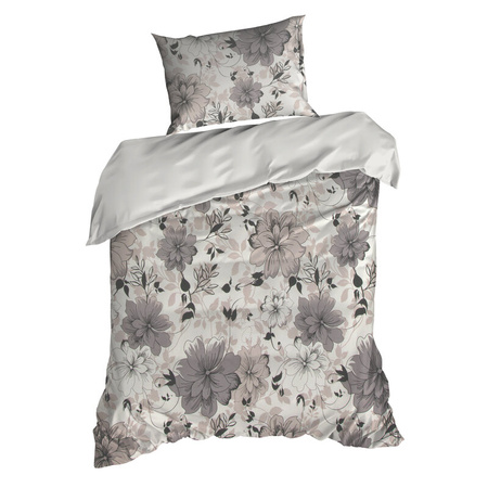 KOMPLET POŚCIELI SATYNOWEJ SPRING 09 140 X 200 CM BIAŁY