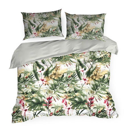 KOMPLET POŚCIELI SATYNOWEJ SPRING 43 220 X 200 CM ZIELONY