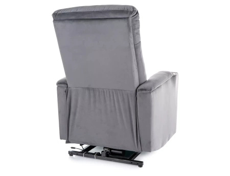 Fotel rozkładany Ikar szary