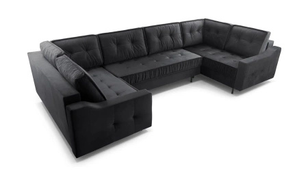 Narożnik AKITA U 365x185 cm z funkcją spania