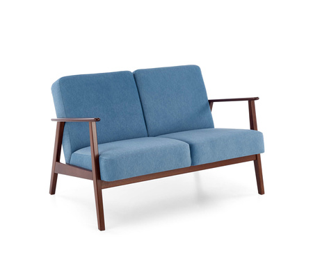 MILANO 2S sofa - niebieski tap. Castel 74 (1p=1szt)