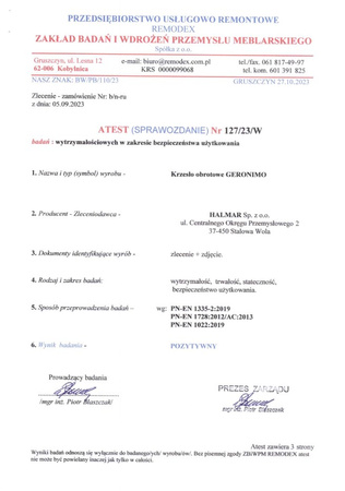 GERONIMO fotel gabinetowy czarny (1p=1szt)