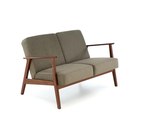 MILANO 2S sofa - oliwkowy tap. Castel 39 (1p=1szt)