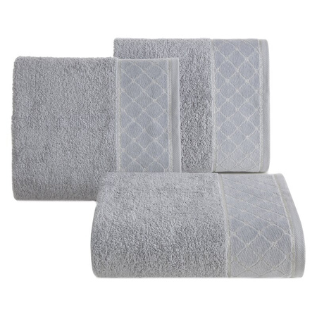 RĘCZNIK MARTHA (05) 50 X 90 CM SREBRNY