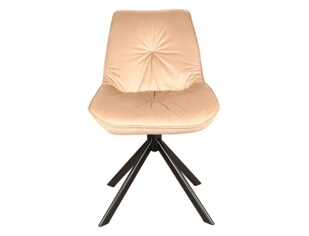 Zestaw 2 krzeseł Boogie I Velvet beżowy