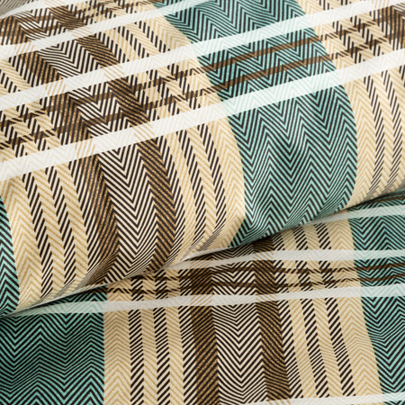 KOMPLET POŚCIELI SATYNOWEJ SPRING 65 140 X 200 CM JASNOBRĄZOWY