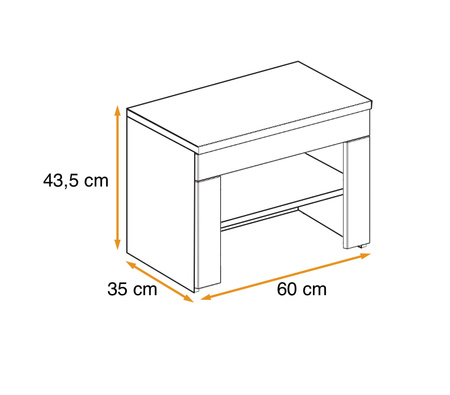 Siedzisko do garderoby Gustavo F