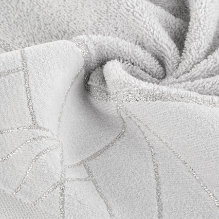 RĘCZNIK CLEO (02) 70 X 140 CM SREBRNY