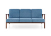 MILANO 3S sofa - niebieski tap. Castel 74 (1p=1szt)
