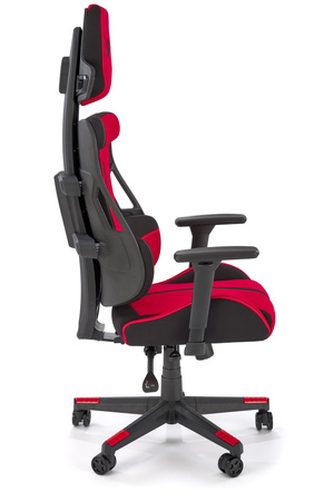 NITRO 2 fotel gabinetowy tkanina, czerwony / czarny (1p=1szt)