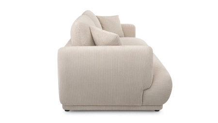 Nowoczesna sofa do salonu Chacco 206x102 cm z poduchami, tapicerowane plecy