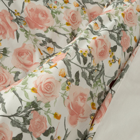 KOMPLET POŚCIELI BAWEŁNIANEJ SONIA 30 220 X 200 CM JASNOPOMARAŃCZOWY