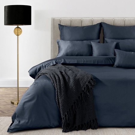 POŚCIEL ELEGANT1F 140 X 200 CM CIEMNOGRANATOWY