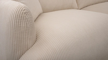 Nowoczesna sofa do salonu Chacco 206x102 cm z poduchami, tapicerowane plecy