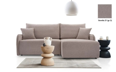 Narożnik MIRABELLA 198x150 cm z funkcją spania