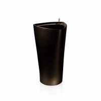 Delto reprezentacyjna donica w kolorze czarnym z wkładem nawadniającym 22x22x41