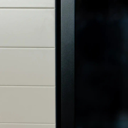 Witryna do salonu Slim 92x202x42 cm - dąb naturalny, szklane drzwi