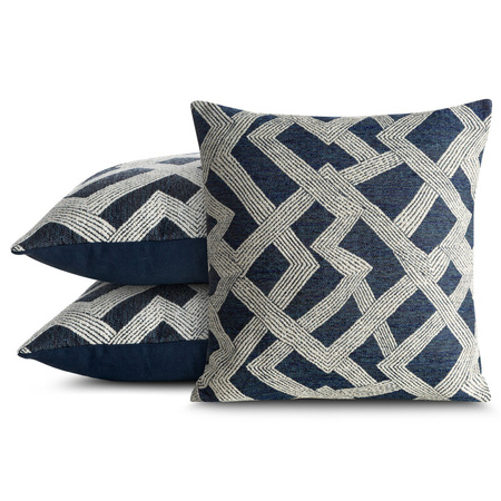 POSZEWKA DALIA 43 X 43 CM GRANATOWY