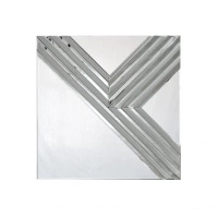 Lustro kwadratowe Galena 80/80cm niepospolite o frezowanej powierzchni