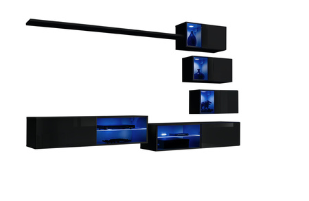 Meblościanka wisząca Switch XXIV czarny