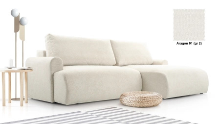 Narożnik MIKO 260x150 cm z funkcją spania