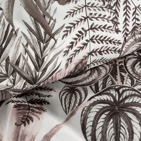 KOMPLET POŚCIELI BAWEŁNIANEJ DAVOS 160 X 200 CM FIOLETOWY