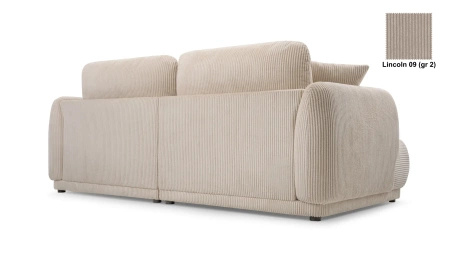 Nowoczesna sofa do salonu Chacco 206x102 cm z poduchami, tapicerowane plecy