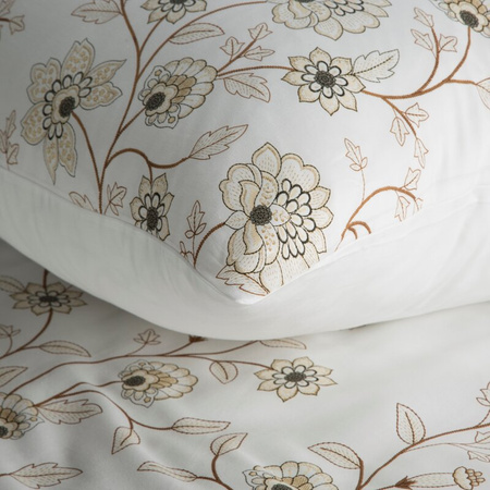 KOMPLET POŚCIELI SATYNOWEJ SPRING 44 140 X 200 CM BIAŁY