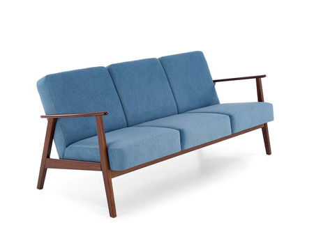 MILANO 3S sofa - niebieski tap. Castel 74 (1p=1szt)