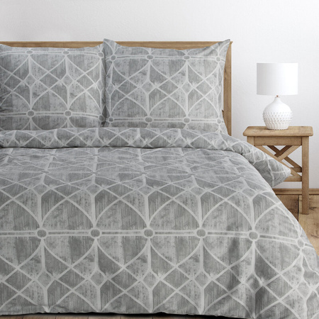 KOMPLET POŚCIELI SATYNOWEJ SPRING 55 140 X 200 CM SZARY