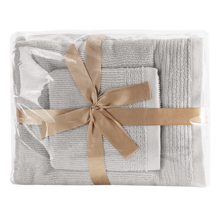 RĘCZNIK LARI (10) 70 X 140 CM JASNOSREBRNY