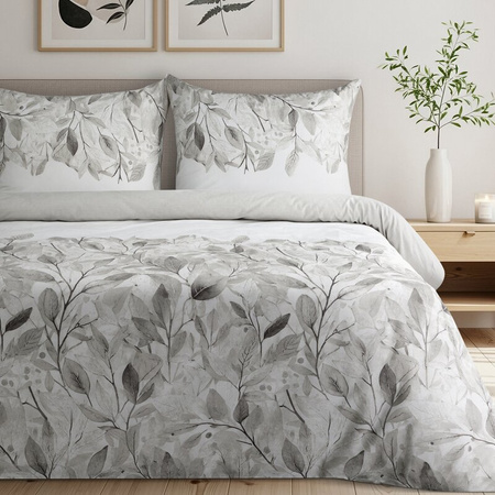 KOMPLET POŚCIELI SATYNOWEJ SPRING 63 160 X 200 CM SREBRNY