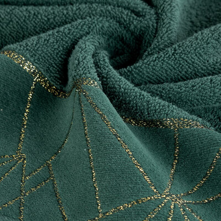 RĘCZNIK CLEO (06) 70 X 140 CM CIEMNOZIELONY