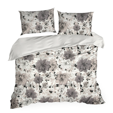 KOMPLET POŚCIELI SATYNOWEJ SPRING 09 140 X 200 CM BIAŁY