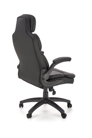 VALERIO fotel gabinetowy czarny / popielaty (1p=1szt)