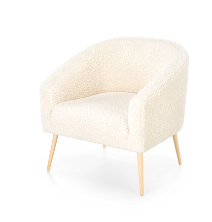 GRIFON 2 fotel wypoczynkowy kremowy / naturalny (1p=1szt))