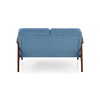 MILANO 2S sofa - niebieski tap. Castel 74 (1p=1szt)
