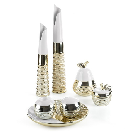 PATERA DEKORACYJNA DOLY (01) O 29 X 4 CM BIAŁY