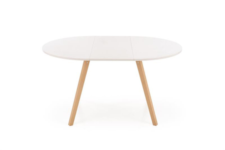 RUBEN stół kolor blat - kaszmir, nogi - naturalny (102-142x102x75 cm) (2p=1szt)