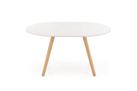 RUBEN stół kolor blat - kaszmir, nogi - naturalny (102-142x102x75 cm) (2p=1szt)