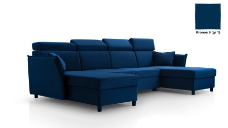 Narożnik MORIS U 296x161 cm z funkcją spania