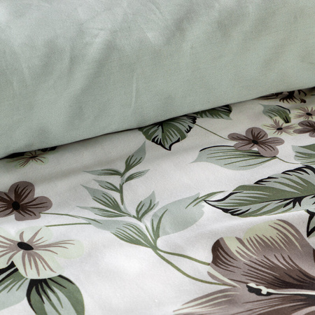 KOMPLET POŚCIELI SATYNOWEJ SPRING 67 160 X 200 CM BIAŁY