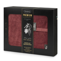 KOMPLET RĘCZNIKÓW VENUS 46 X 36 X 7 CM CEGLASTY