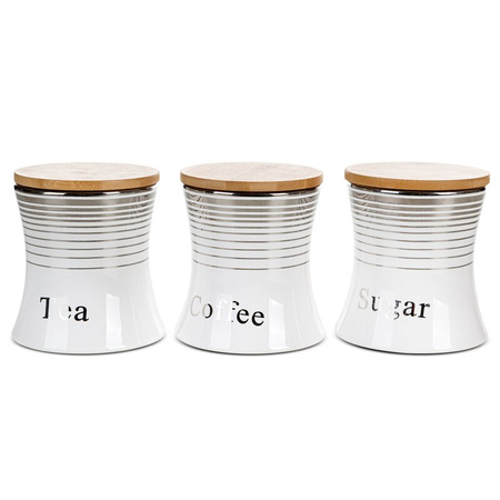 POJEMNIKI CERAMIKA 12 X 12 X 13 CM BIAŁY