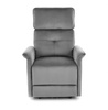 SEMIR fotel z funkcja elektrycznego rozkładania / gniazdo USB, popielaty (2p=1szt)