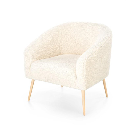 GRIFON 2 fotel wypoczynkowy kremowy / naturalny (1p=1szt))